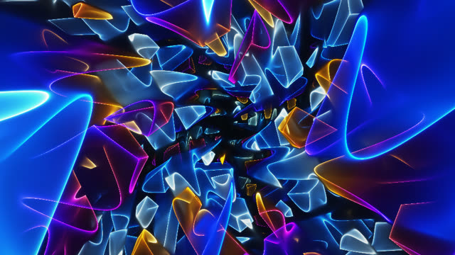 Emerging Abstract Shapes shader